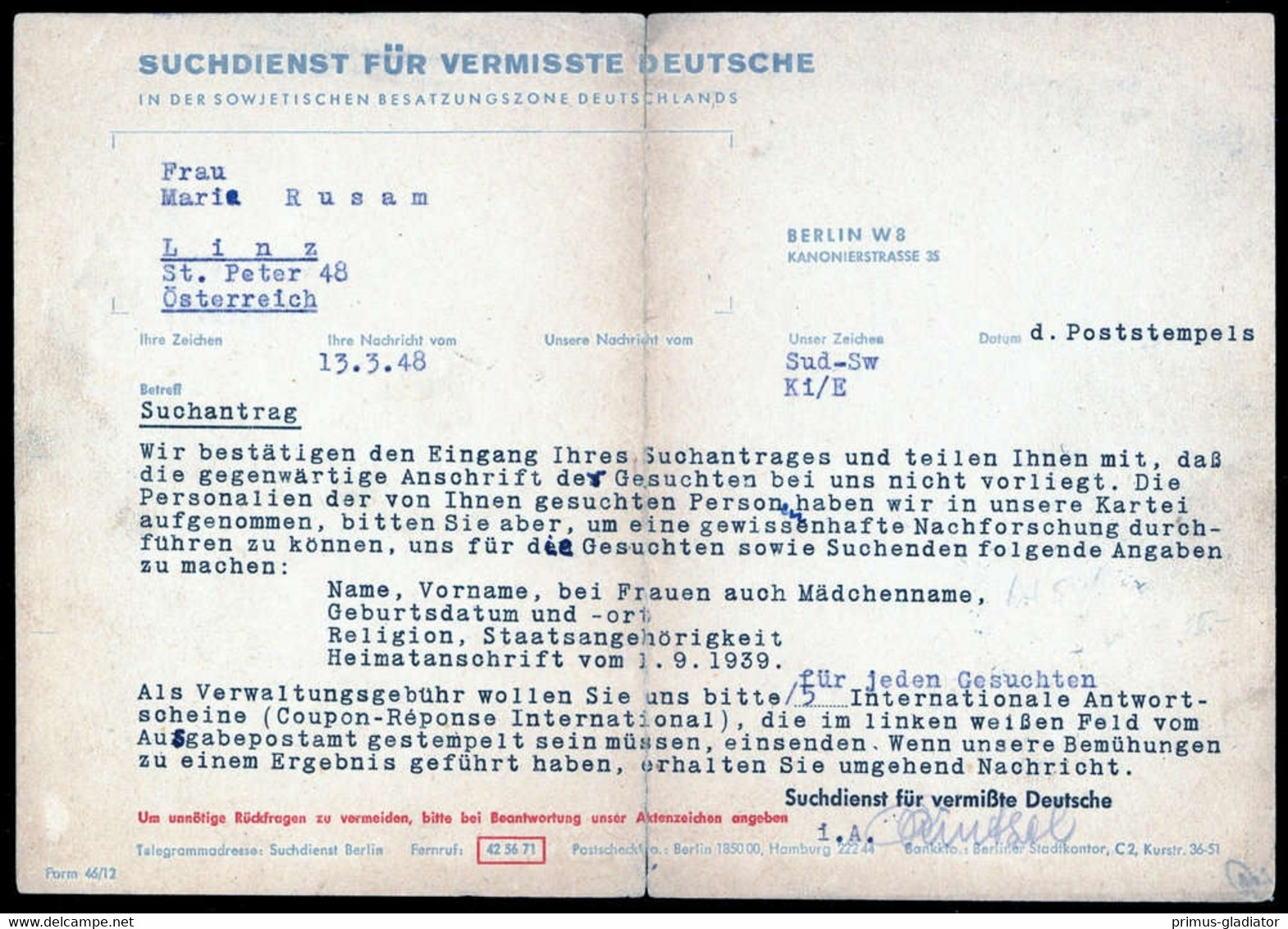 1948, Österreich, Brief - Oblitérations Mécaniques