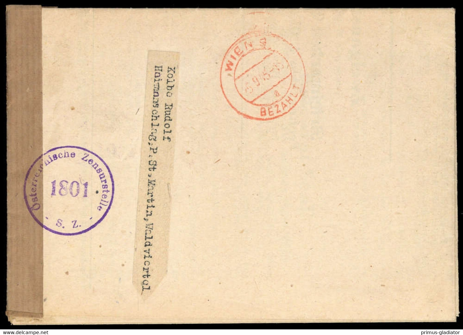 1945, Österreich, Brief - Machine Postmarks