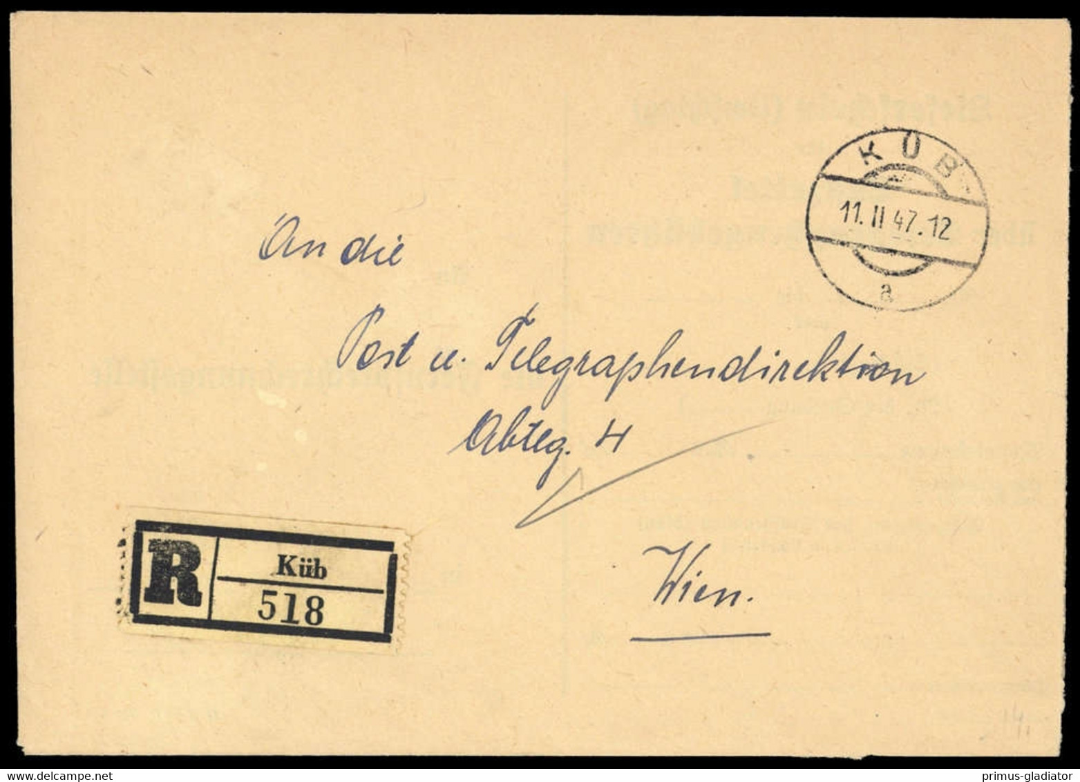 1947, Österreich, Brief - Oblitérations Mécaniques