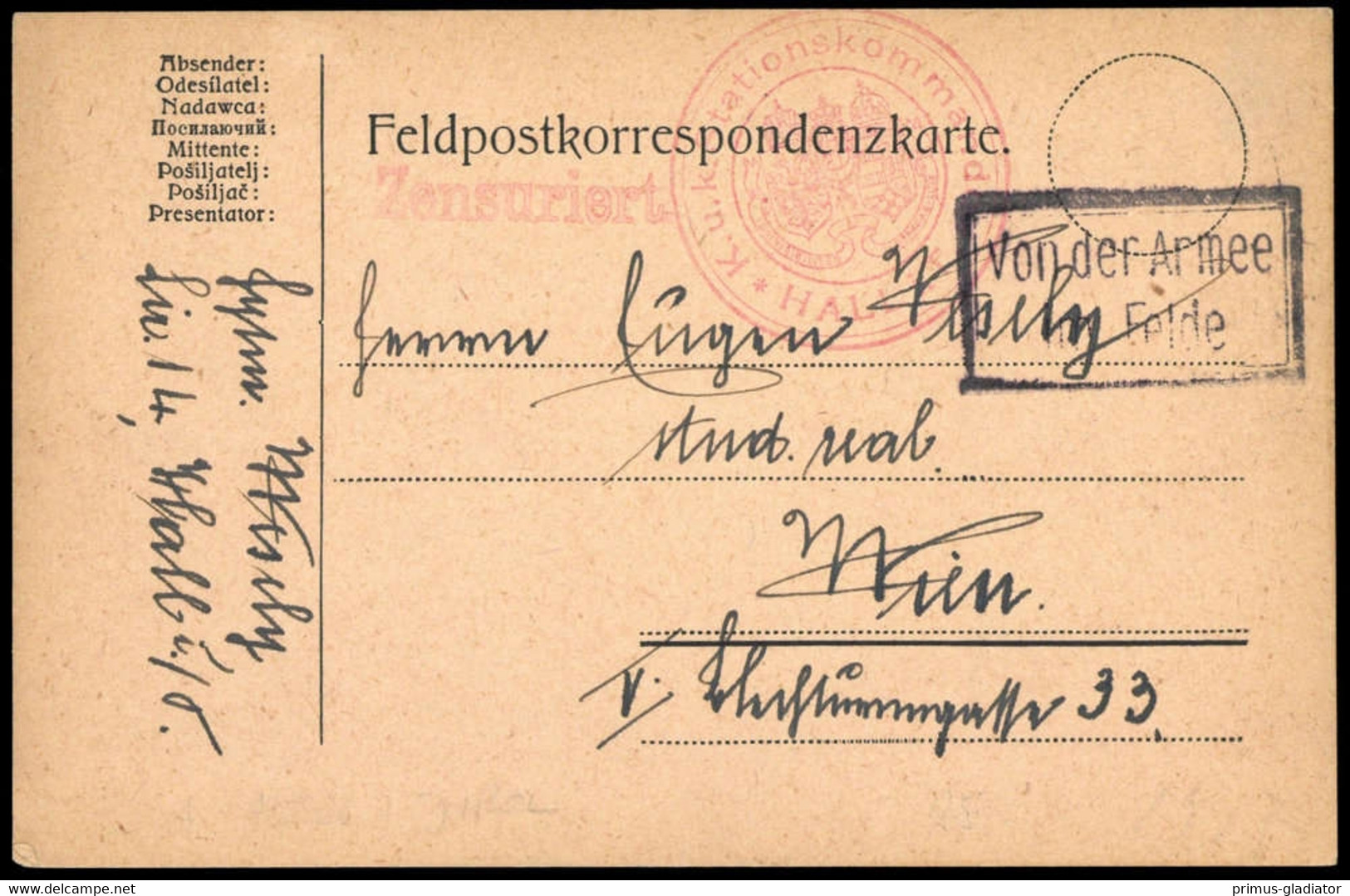 1917, Österreich, Brief - Machine Postmarks