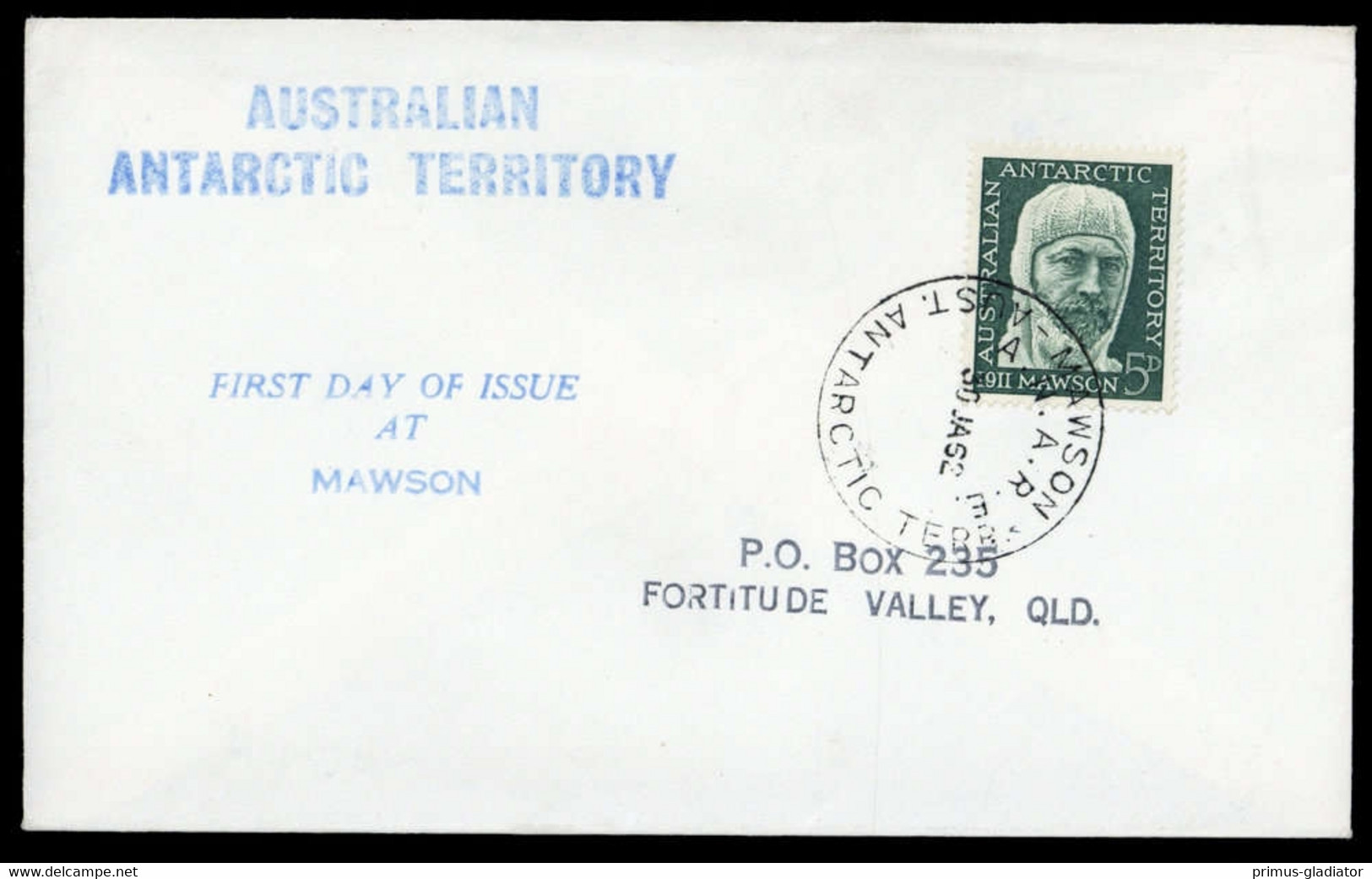 1961, Australische Gebiete In Der Antarktis, 7, Brief - Autres & Non Classés