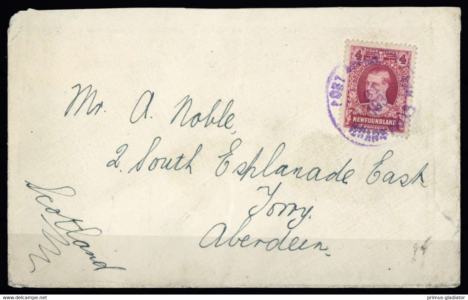 1928, Neufundland, 132, Brief - Unclassified