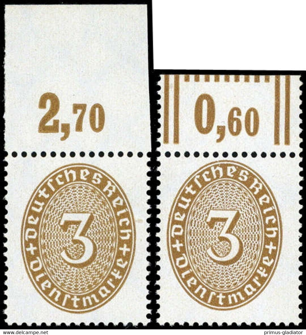 1927, Deutsches Reich, D 114 P+W, ** - Dienstmarken