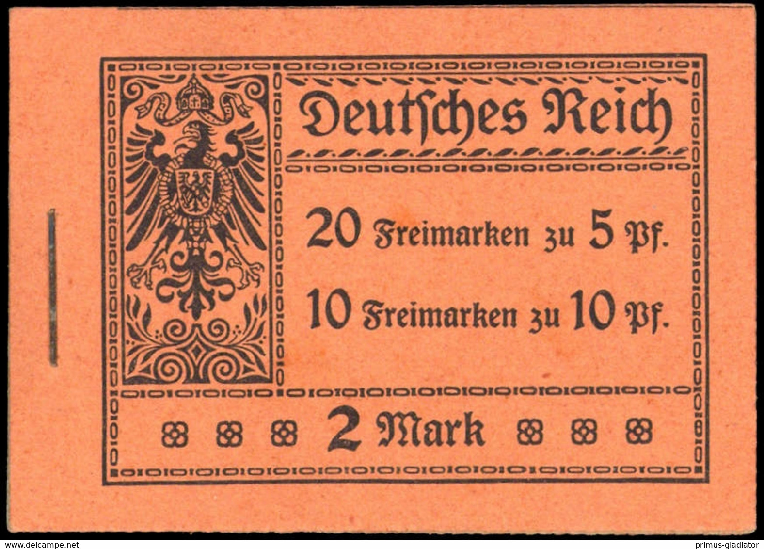 1913, Deutsches Reich, MH 5.18 A, ** - Markenheftchen
