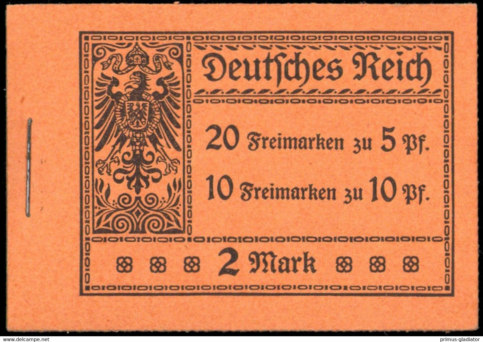 1913, Deutsches Reich, MH 5.19 A, ** - Markenheftchen