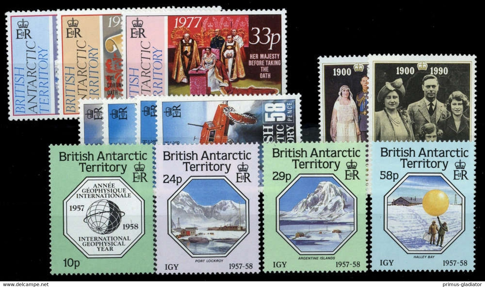 1977, Britische Gebiete In Der Antarktis, 68-70 U.a., ** - Andere & Zonder Classificatie