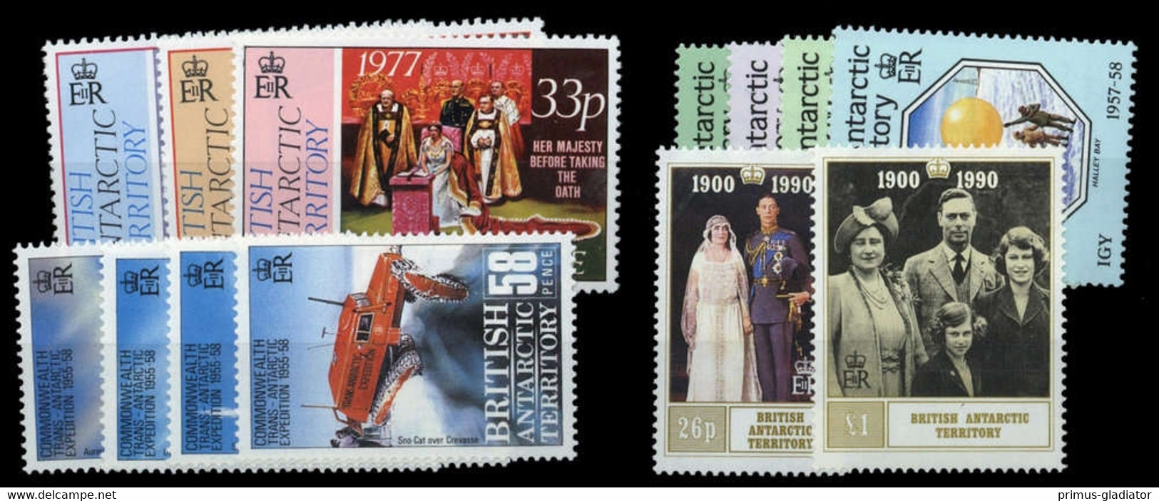 1977, Britische Gebiete In Der Antarktis, 68-70 U.a., ** - Otros & Sin Clasificación