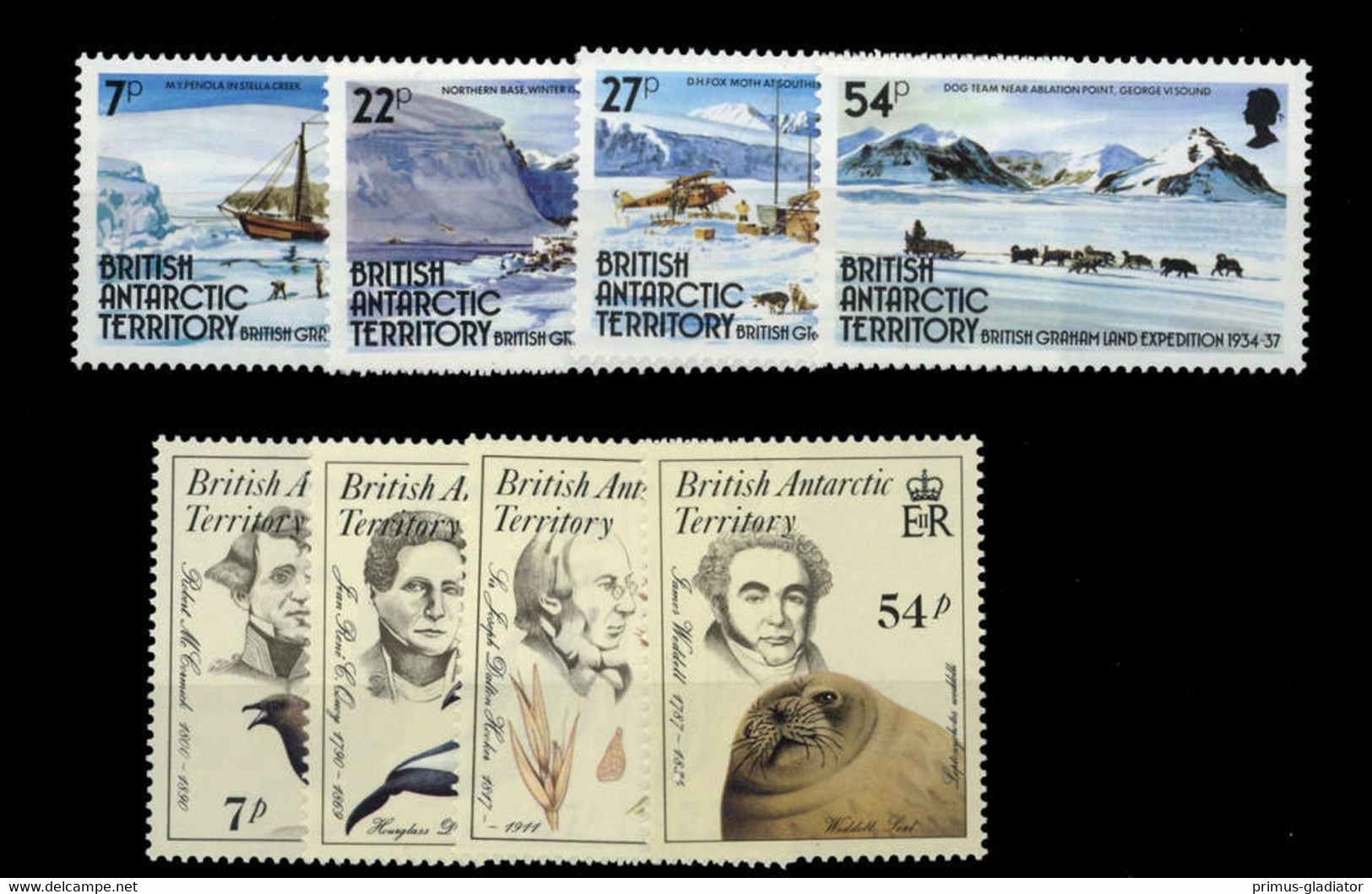 1988, Britische Gebiete In Der Antarktis, 124-27 U.a., ** - Other & Unclassified