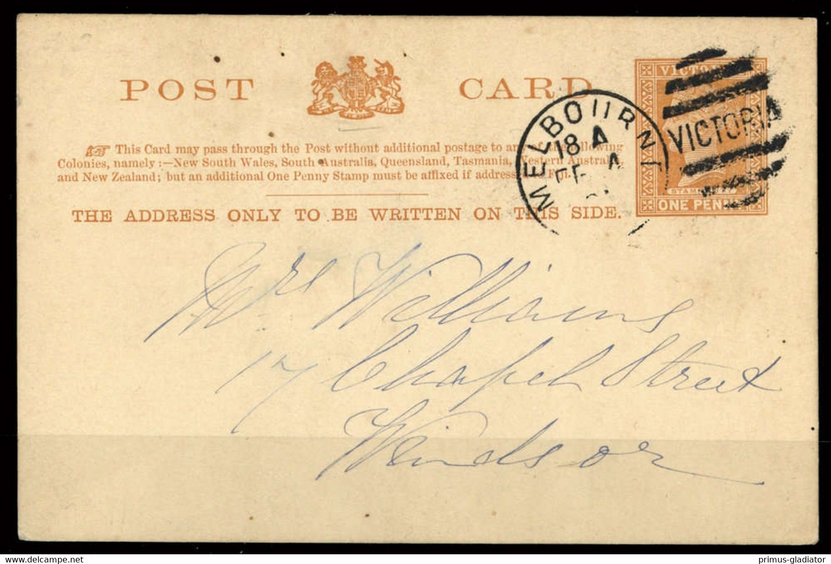 1890, Victoria, P 11 A, Brief - Unclassified