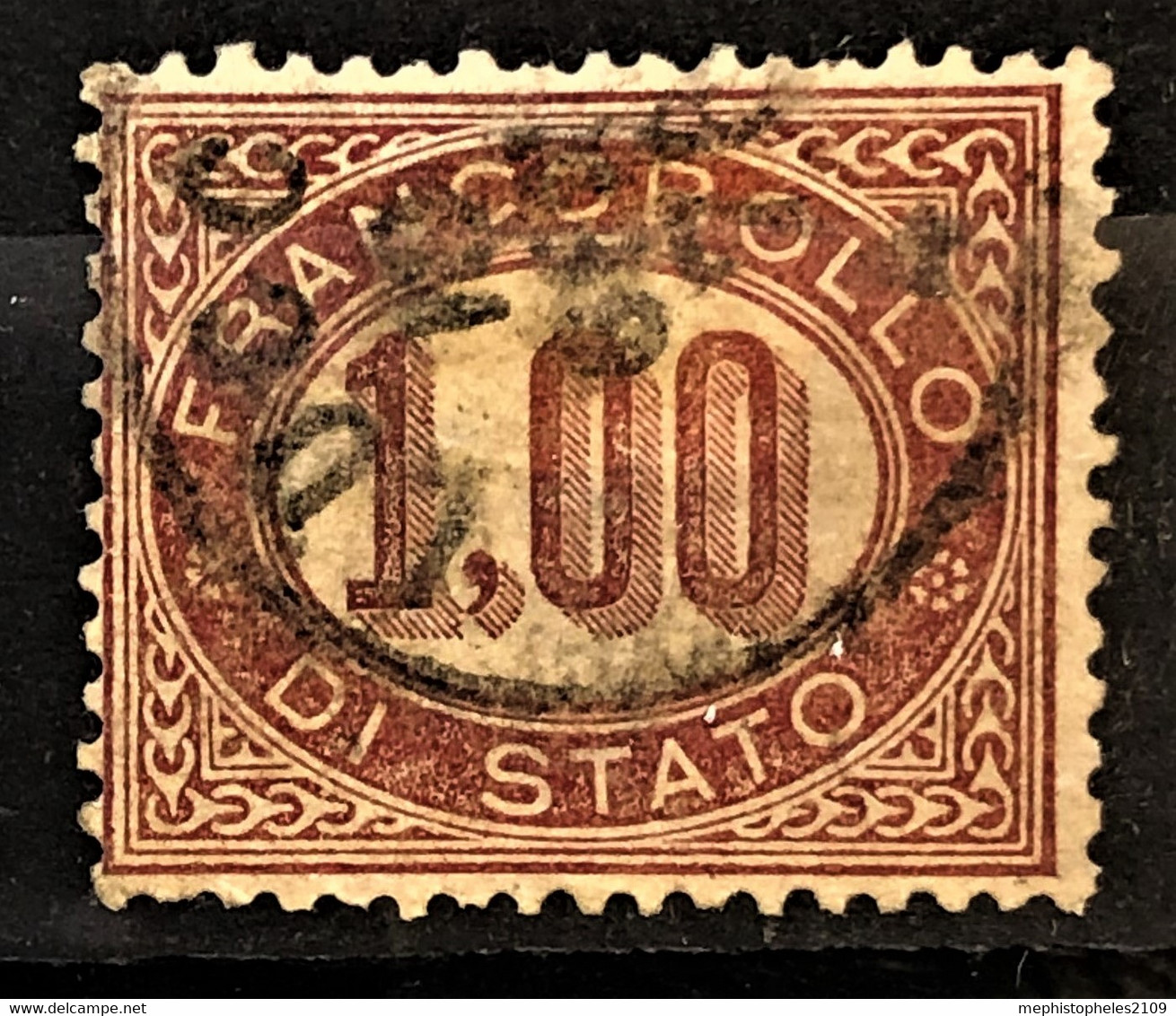 ITALY / ITALIA 1875 - Canceled - Sc# O5 - Official 1,00 - Service