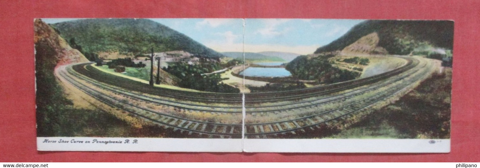 Horse Shoe Curve  On - Pennsylvania R.R. Altoona - Pennsylvania >  Ref 4420 - Altri & Non Classificati