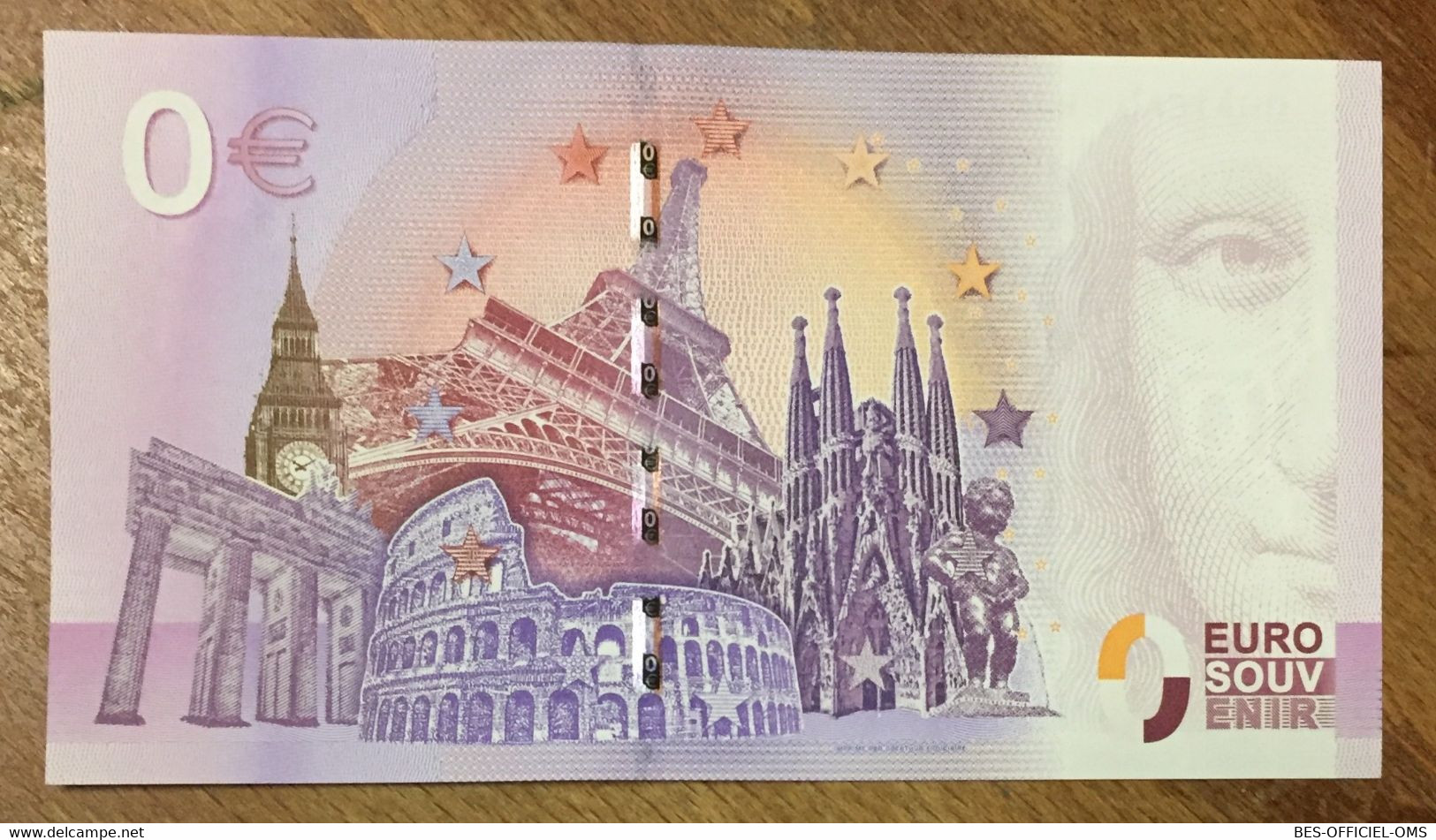 2016 BILLET 0 EURO SOUVENIR DPT 24 CHÂTEAU DE MONBAZILLAC ZERO EURO SCHEIN BANKNOTE PAPER MONEY BANK - Essais Privés / Non-officiels