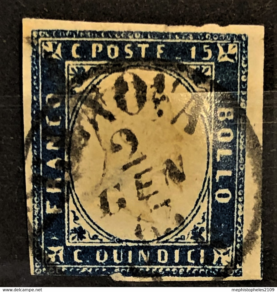 ITALY / ITALIA 1862 - Canceled - Sc# 22d - 15c - Usati