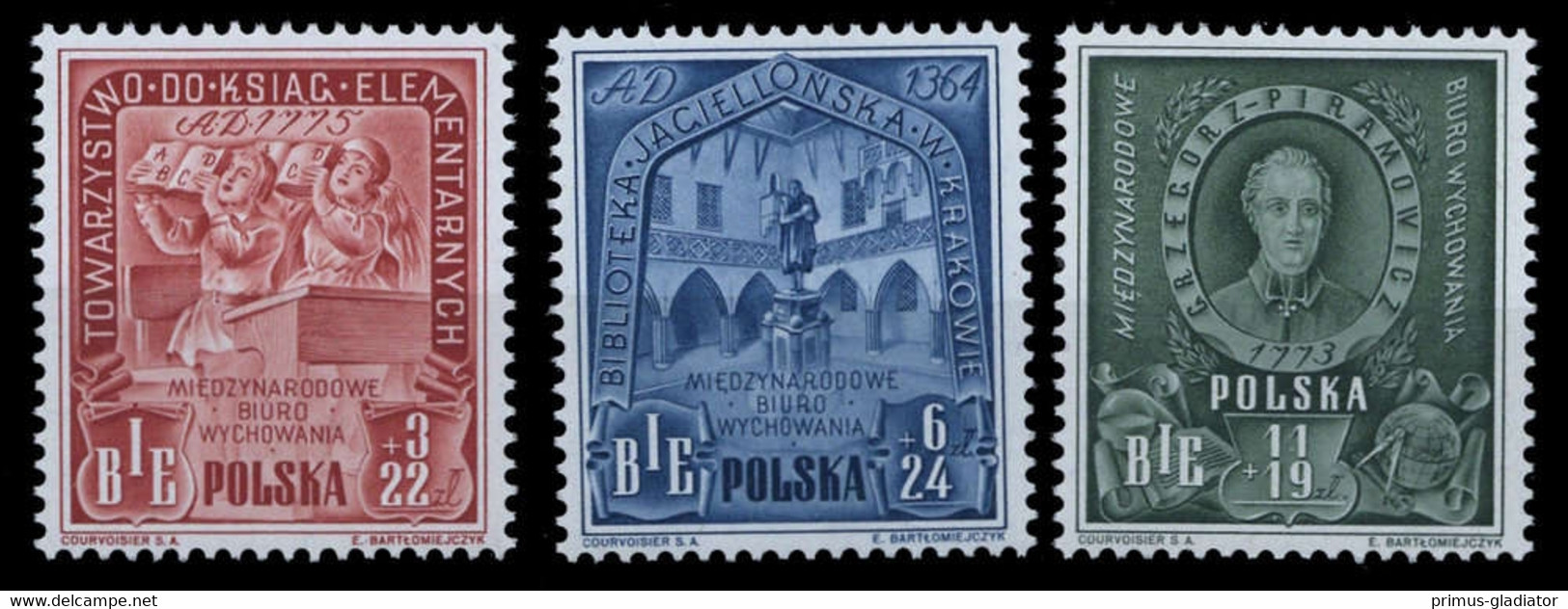 1946, Polen, 445-47, ** - Andere & Zonder Classificatie