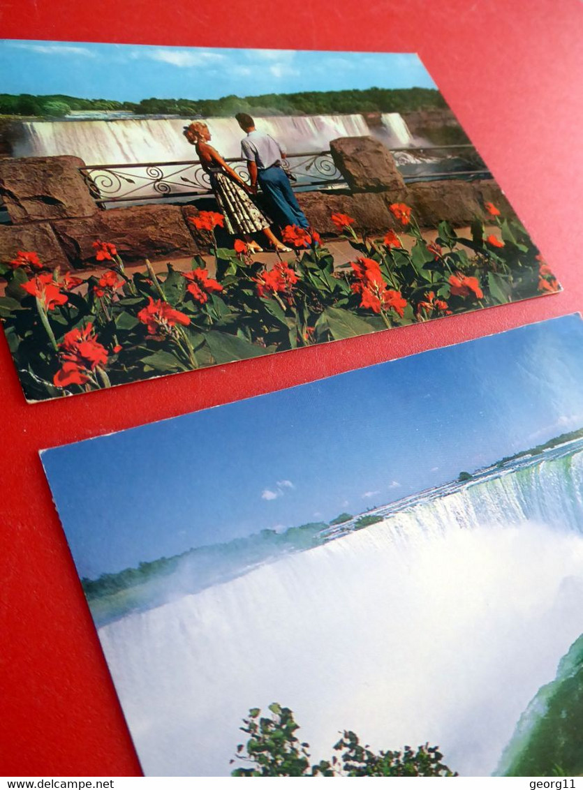 2 X Niagara Falls - Niagarafälle - Historical Postcards - Honey Moon Couple - Calgary