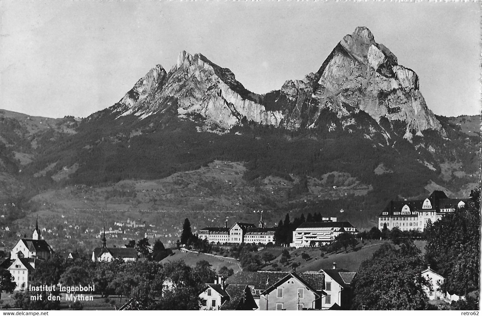 INGENBOHL BEI BRUNNEN → Töchterpensionat Theresianum Anno 1946 - Ingenbohl