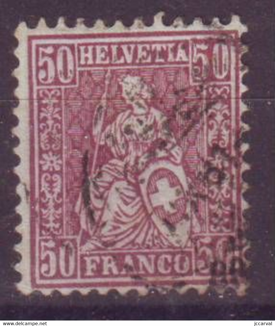 Suisse  Helvetia Assise N°48 Oblitéré - Altri & Non Classificati