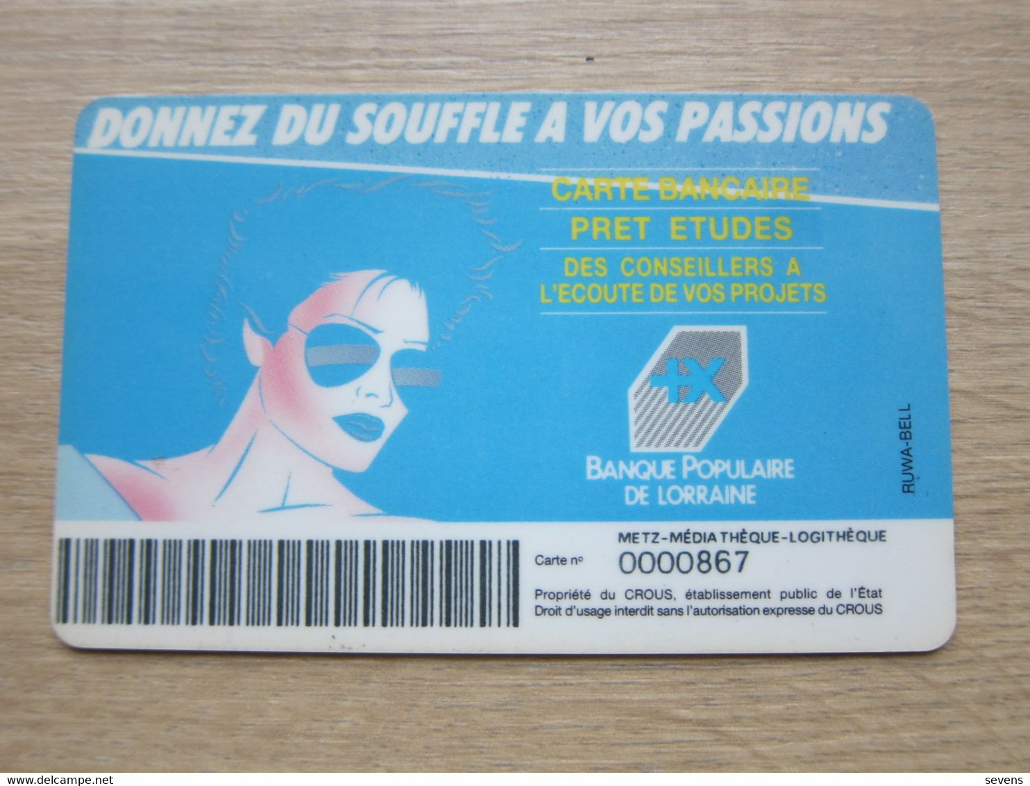 Banque Populaire De Lorranine, Academie De Nancy-Metz, Chip Card, Earlier Card - Einmalgebrauch