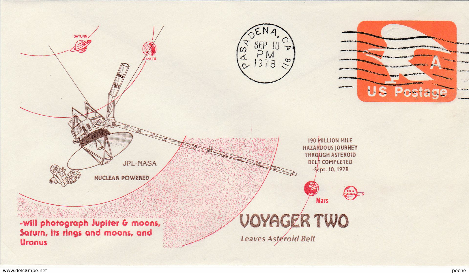 N°699 N -lettre Entier Postal (cover) -Voyager Two - América Del Norte