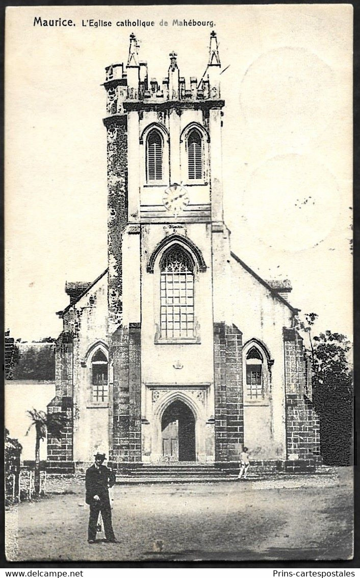 CPA Ile Maurice Eglise Catholique De Mahébourg - Mauritius