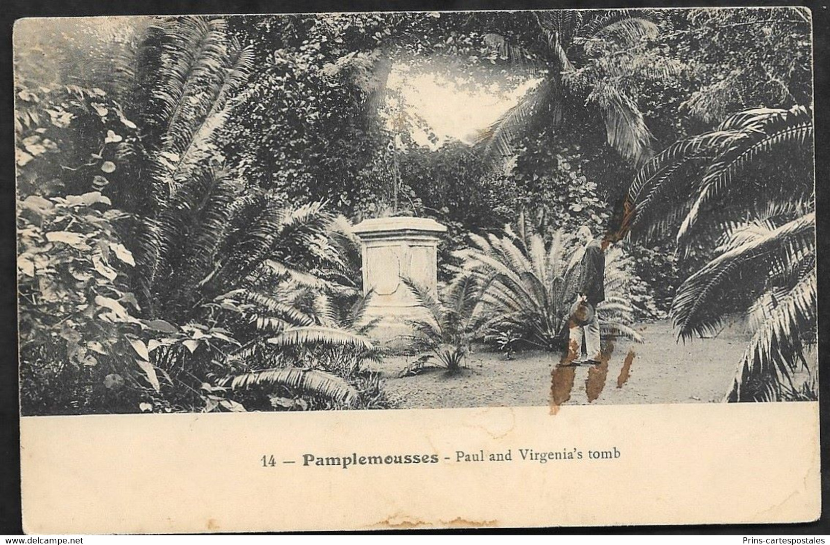 CPA Ile Maurice Pamplemousses Paul And Virginia's Tomb - Mauritius