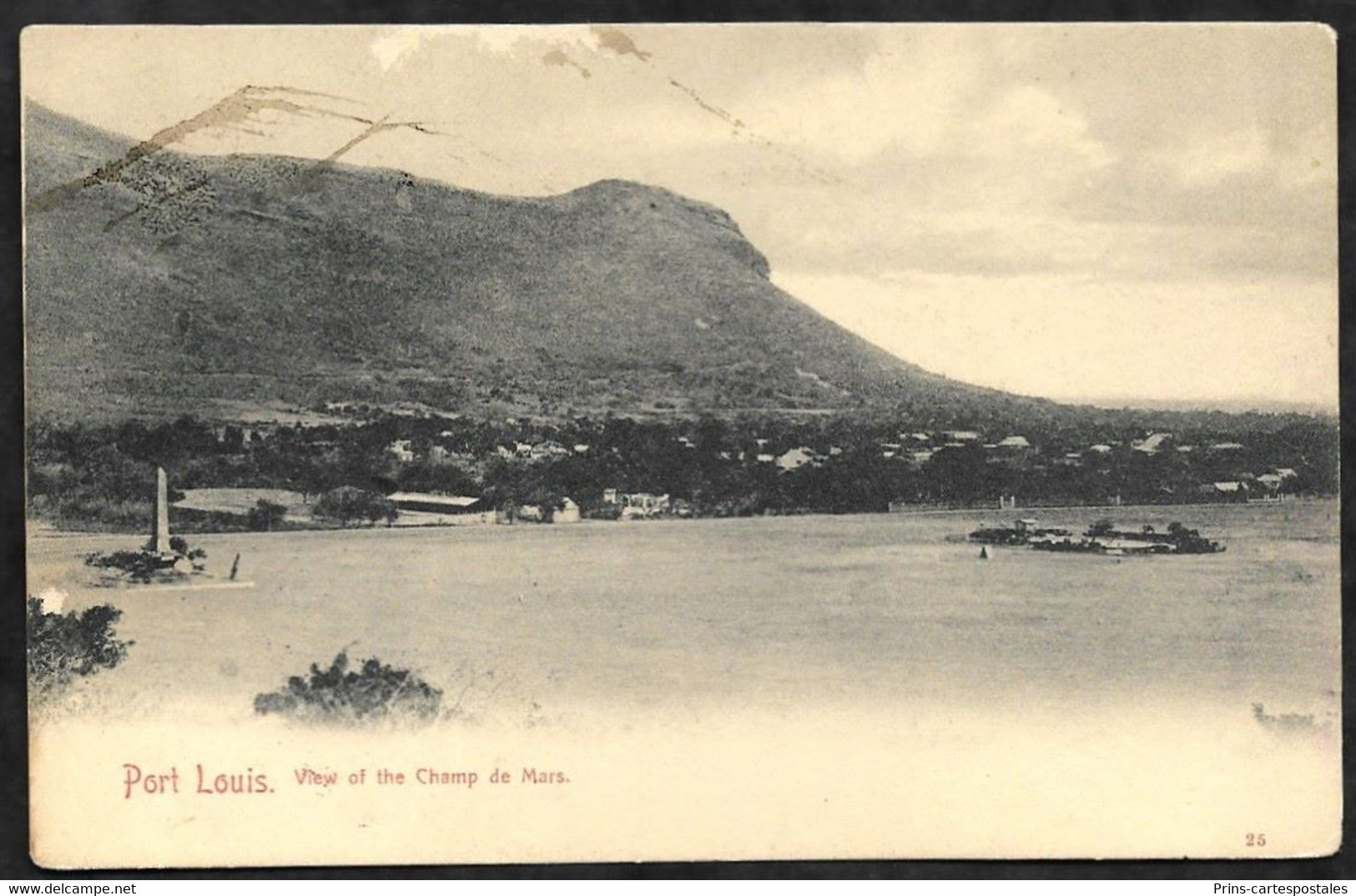 CPA Ile Maurice Port Louis View Of The Champ De Mars - Mauricio