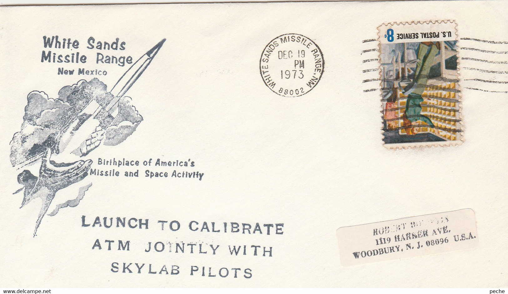 N°706 N -lettre (cover) White Sands Missile Range - Nordamerika