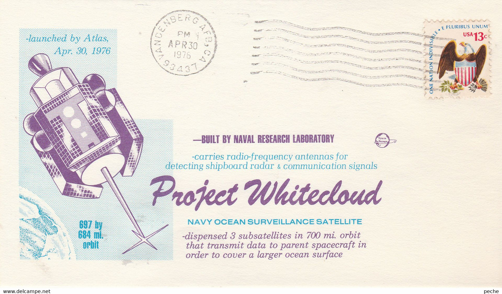 N°707 N -lettre (cover) Project Whitecloud - America Del Nord