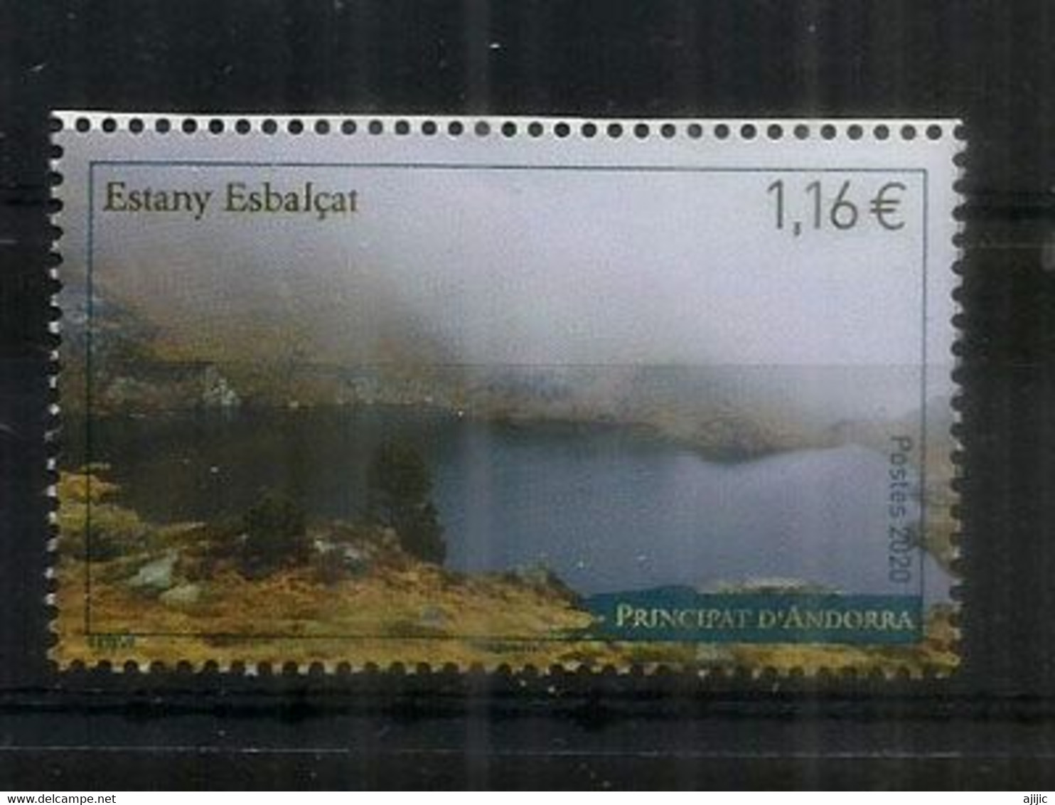 Lac.Estany Esbalçat 2278 M (Ordino)  Timbre Neuf ** Année 2020 - Unused Stamps