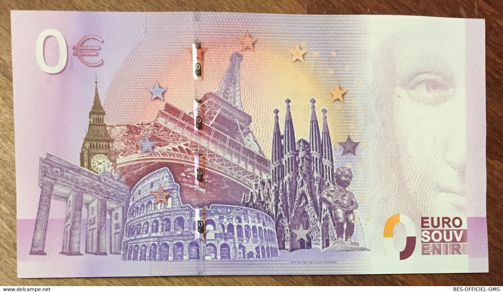 2016 BILLET 0 EURO SOUVENIR DPT 13 AUBAGNE SANTONS + TIMBRE ZERO 0 EURO SCHEIN BANKNOTE PAPER MONEY BANK - Essais Privés / Non-officiels