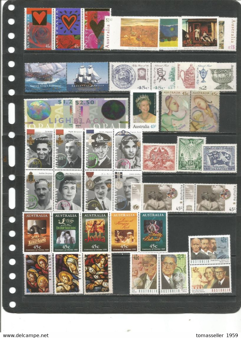 AUSTRALIA  14 !!! Complete Years (1994-2007y.y.)  Almost 300 Issues - Stamps+m/s+book. - Volledige Jaargang