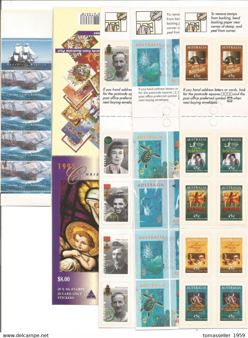 AUSTRALIA  14 !!! Complete Years (1994-2007y.y.)  Almost 300 Issues - Stamps+m/s+book. - Vollständige Jahrgänge