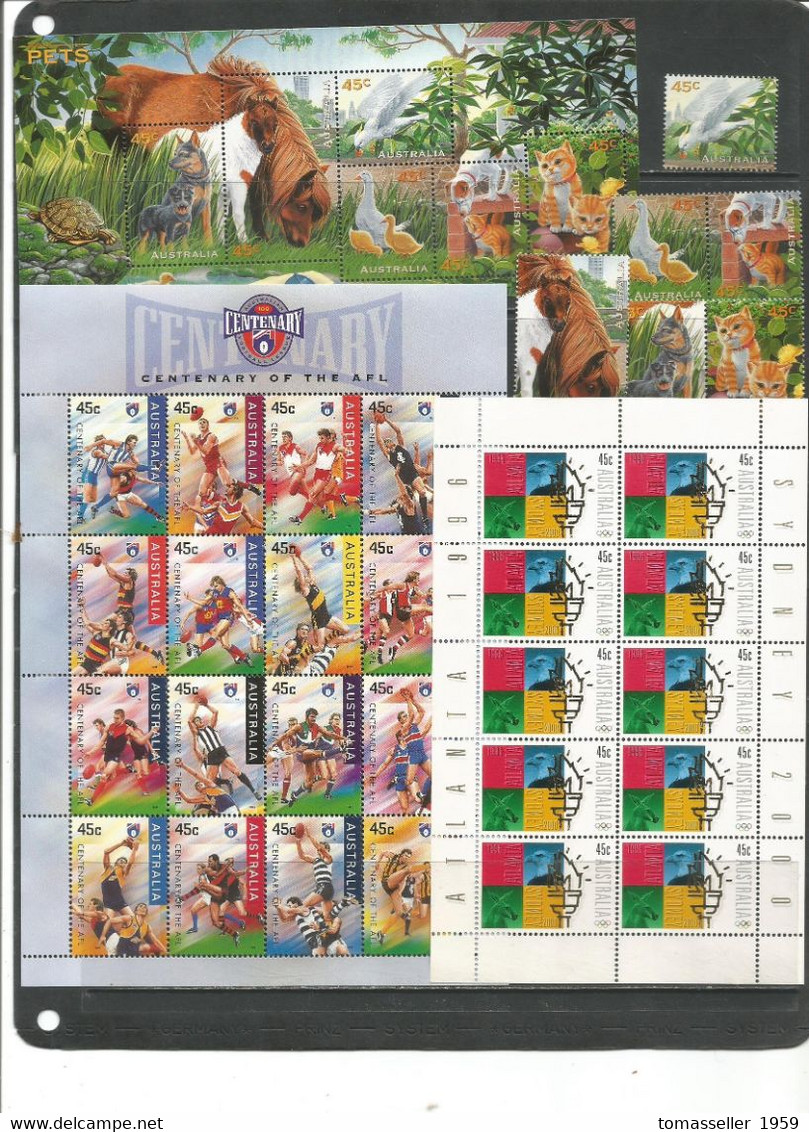 AUSTRALIA  14 !!! Complete years (1994-2007y.y.)  Almost 300 issues - stamps+m/s+book.