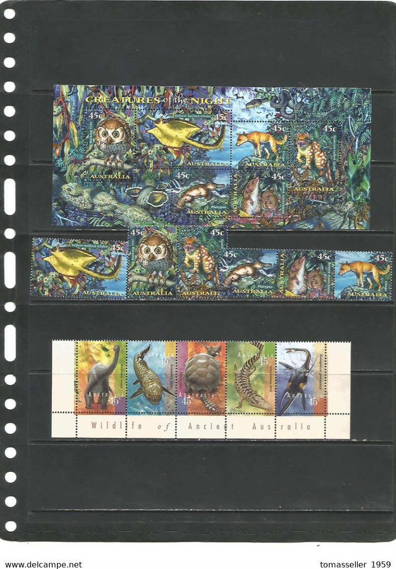 AUSTRALIA  14 !!! Complete years (1994-2007y.y.)  Almost 300 issues - stamps+m/s+book.