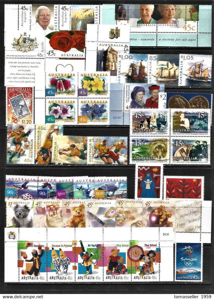 AUSTRALIA  14 !!! Complete years (1994-2007y.y.)  Almost 300 issues - stamps+m/s+book.