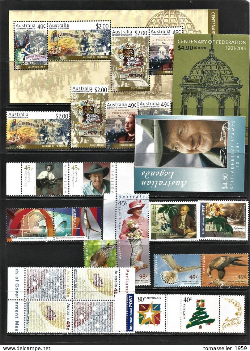 AUSTRALIA  14 !!! Complete years (1994-2007y.y.)  Almost 300 issues - stamps+m/s+book.