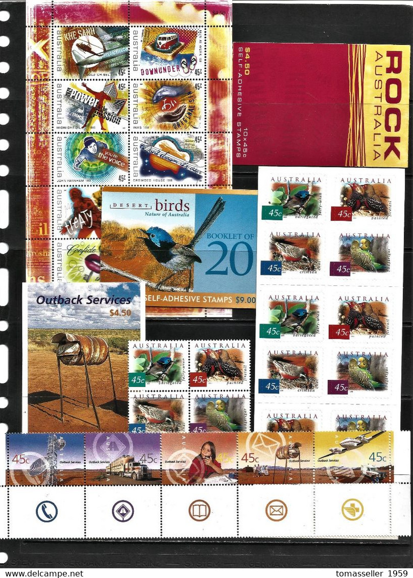 AUSTRALIA  14 !!! Complete years (1994-2007y.y.)  Almost 300 issues - stamps+m/s+book.