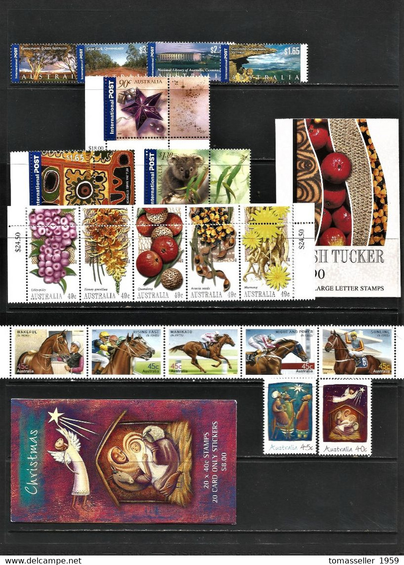 AUSTRALIA  14 !!! Complete years (1994-2007y.y.)  Almost 300 issues - stamps+m/s+book.