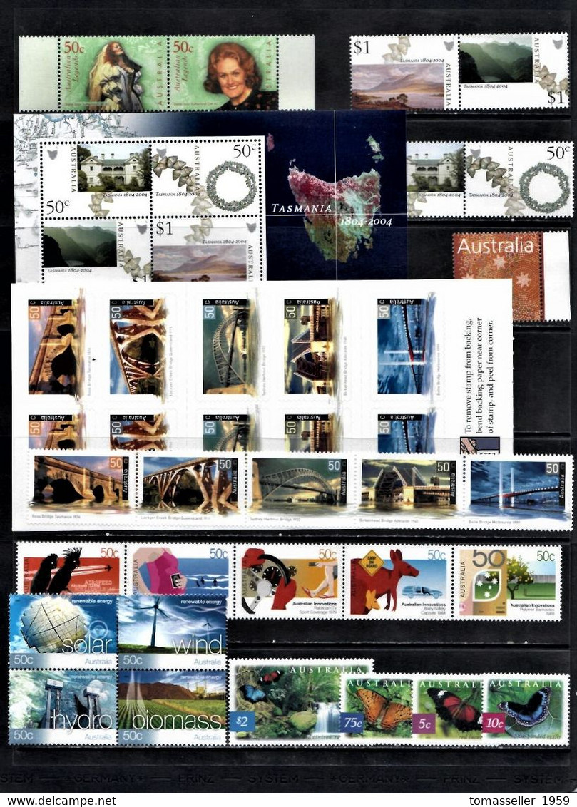 AUSTRALIA  14 !!! Complete years (1994-2007y.y.)  Almost 300 issues - stamps+m/s+book.