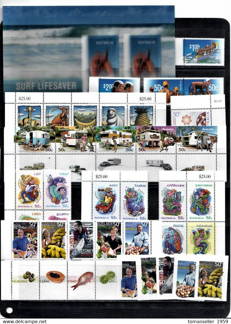 AUSTRALIA  14 !!! Complete years (1994-2007y.y.)  Almost 300 issues - stamps+m/s+book.