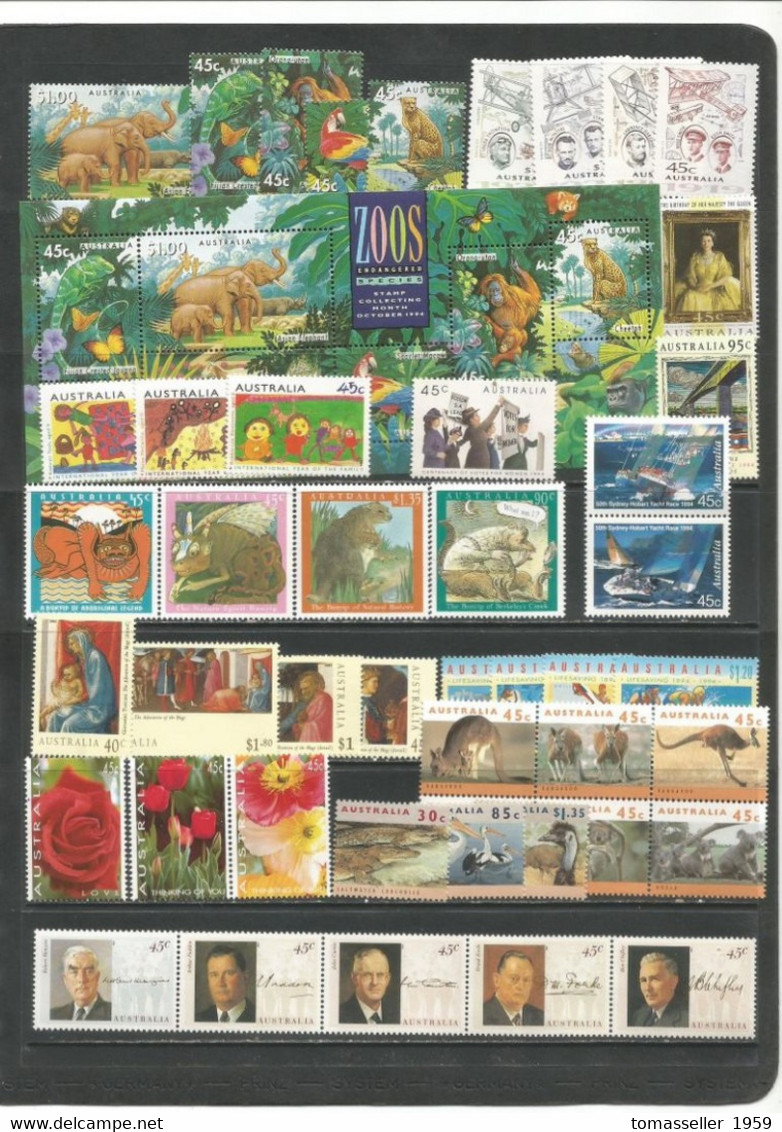 AUSTRALIA  1994  Year Sets.MNH** - Vollständige Jahrgänge