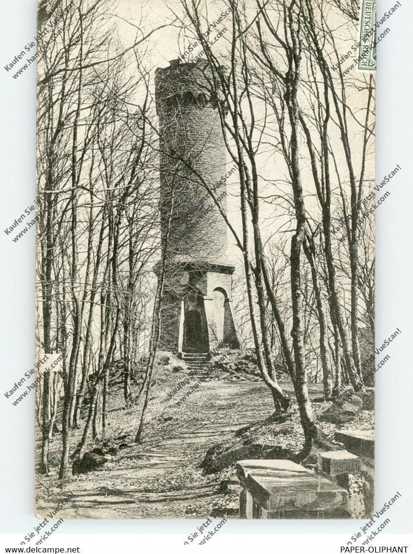 6930 EBERBACH, Aussichtsturm Auf Dem Katzenbuckel, 1910 - Eberbach