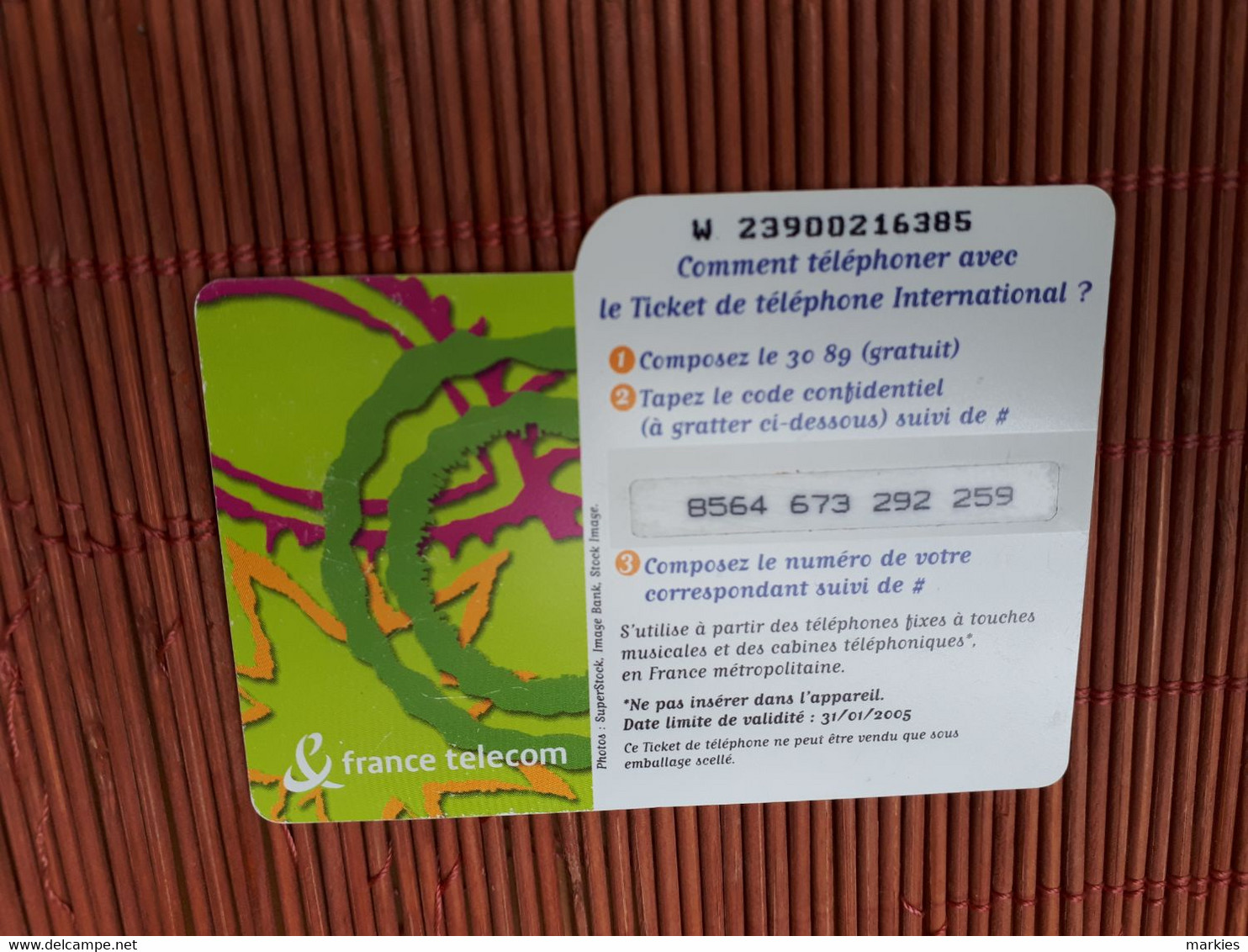 Ticket Prepaidcard 7,50 Euro France Used 2 Scans - Mobicartes (GSM/SIM)