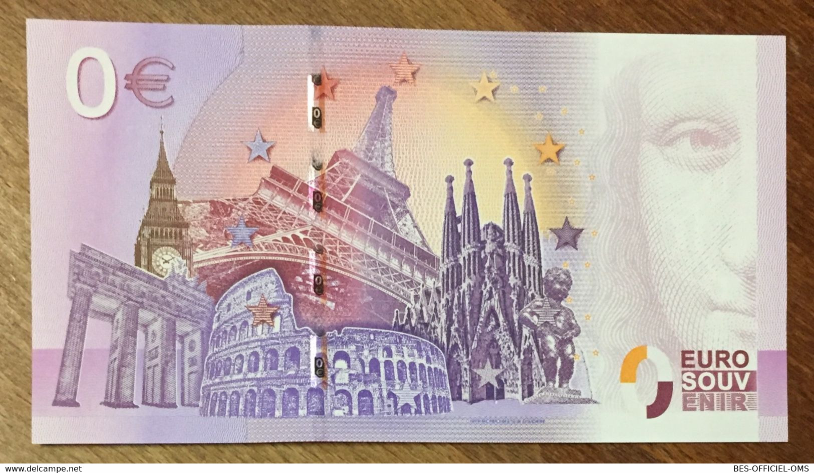 2016 BILLET 0 EURO SOUVENIR DPT 06 VILLA EPHRUSSI DE RROTHSCHILD ZERO 0 EURO SCHEIN BANKNOTE PAPER MONEY BANK - Privatentwürfe