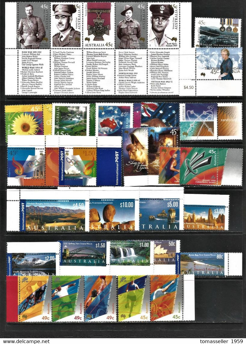 AUSTRALIA   2000  Year  Set - Complete Years