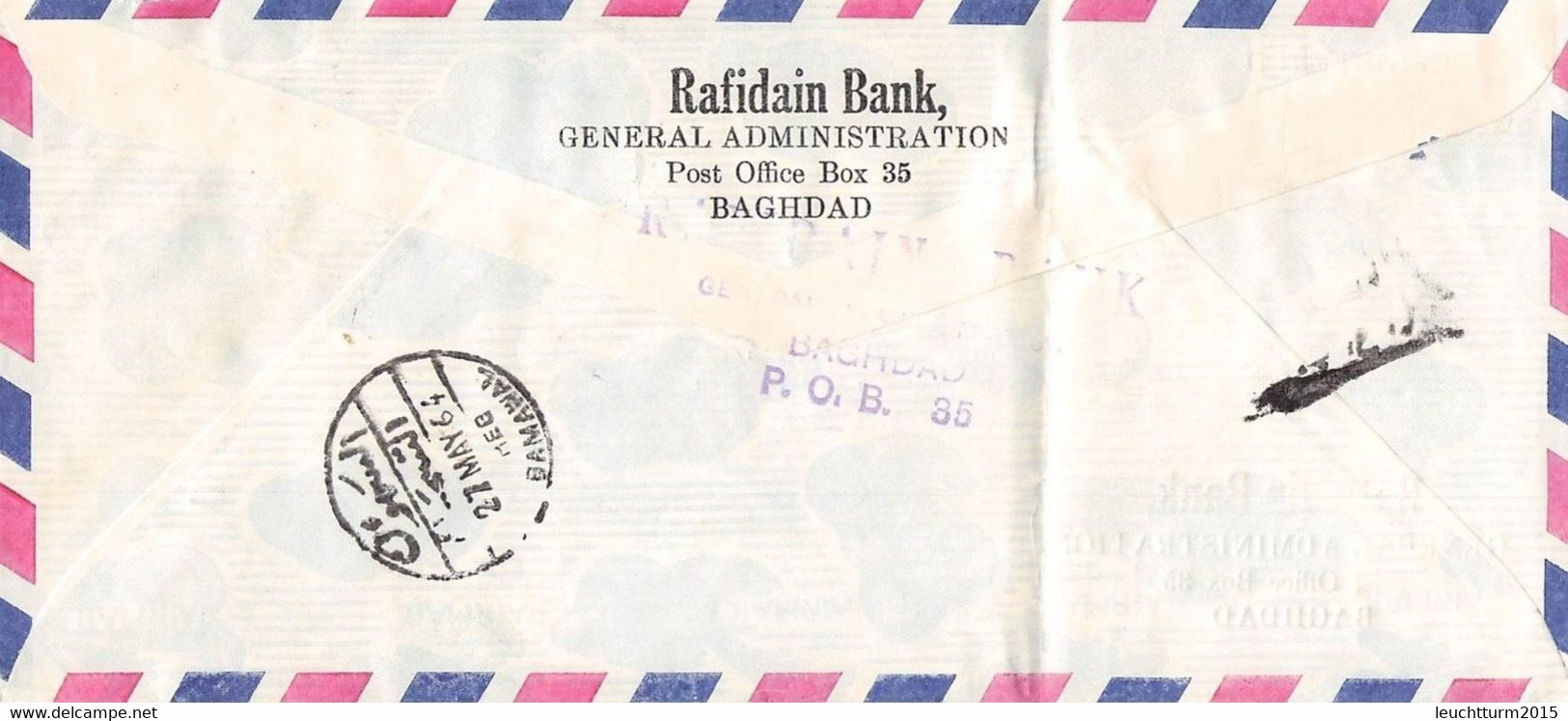 IRAQ - AIRMAIL/RECO 1964 BAGHDAD - HANNOVER/GERMANY -FOLD- /ak1067 - Iraq