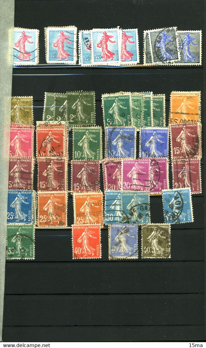 Album Timbres France Majorité Oblitérés Envoi En Colissimo 1 Kg - Sammlungen