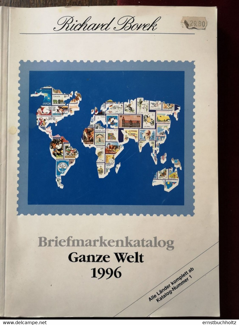 Briefmarkenkatalog Borek Ganze Welt 1996 Alle Länder Von Mi.Nr.1 An - Catálogos
