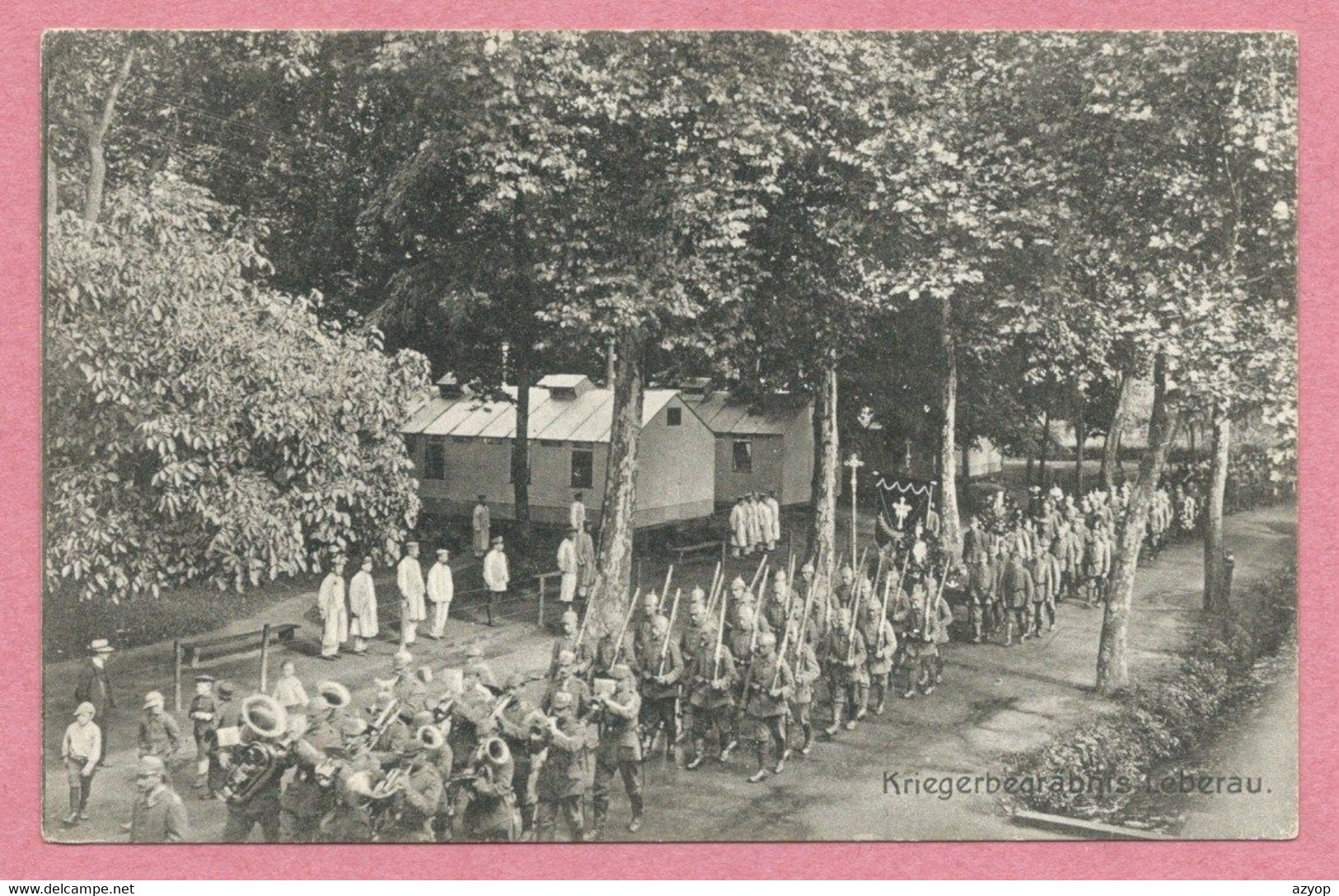 68 - LEBERAU - LIEPVRE - Kriegerbegräbnis - Enterrement - Soldats Allemands - Feldpost - Guerre 14/18 - Lièpvre