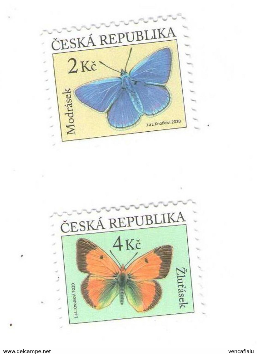 Year  2020 - Butteflies, 2 Stamps, MNH - Nuovi